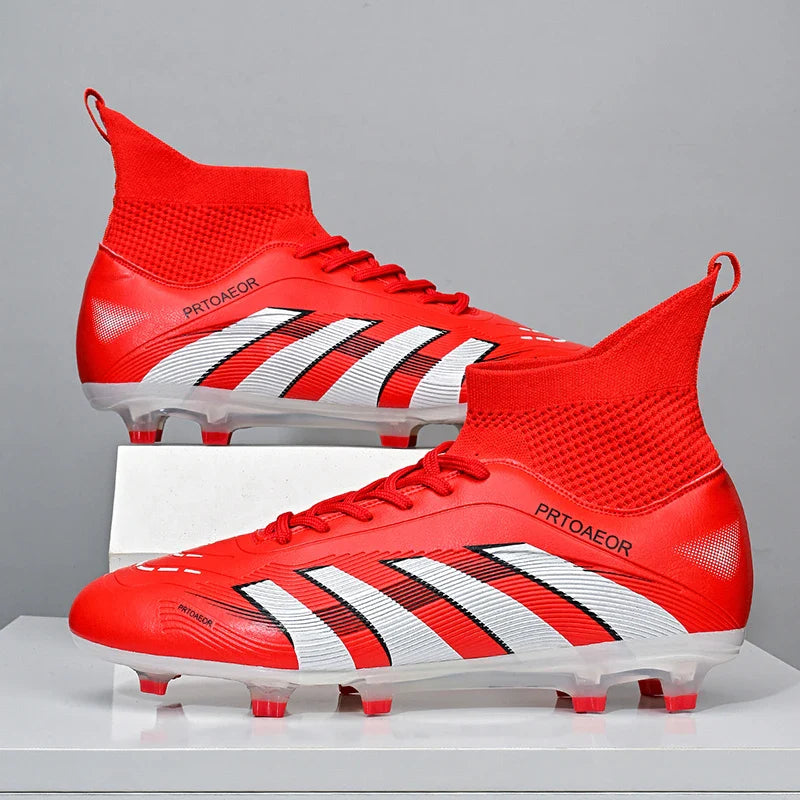 New Men Match Professional Football Boots Non-Slip TF/FG Soccer Shoes Boys Sneakers Comfortable Ankle Sports Shoes Unisex