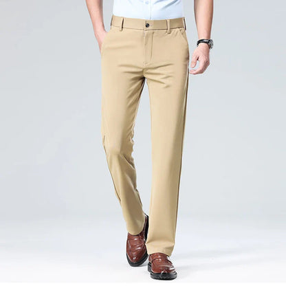 Four-Way Stretch Business Casual Pants for Men, Spring/Autumn Dress Pants, Men's Trousers, Formal Pants, Casual Elastic Dress Pa