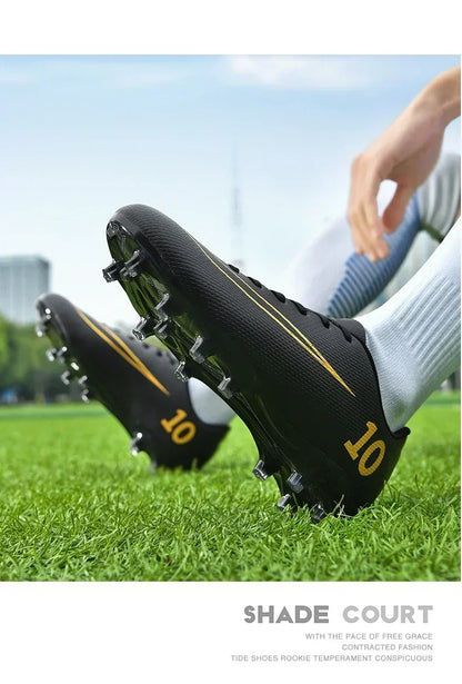 New Men Football Boots Professional Soccer Shoes Training Outdoor Adult Kids Ultralight TF/FG Sports Shoes Futsal High-quality