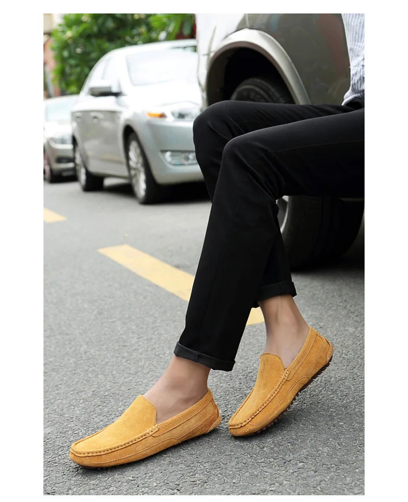 Leather Man Loafers Luxury 2022 Casual Shoes For Men Boat Shoes Handmade Men Slipon Driving Shoes Male Moccasins Zapatos