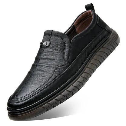High Quality Outdoor Comfortable Fashion Soft Classic Driving Non-slip Flats Moccasin Handmade Men Cowhide Leather Casual Shoes