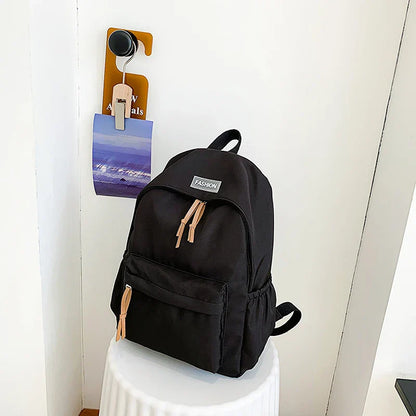 Kawaii Large-capacity All-match Backpack Korean Version Simple Storage Bag Back to School Office Supplies Cute Stationery