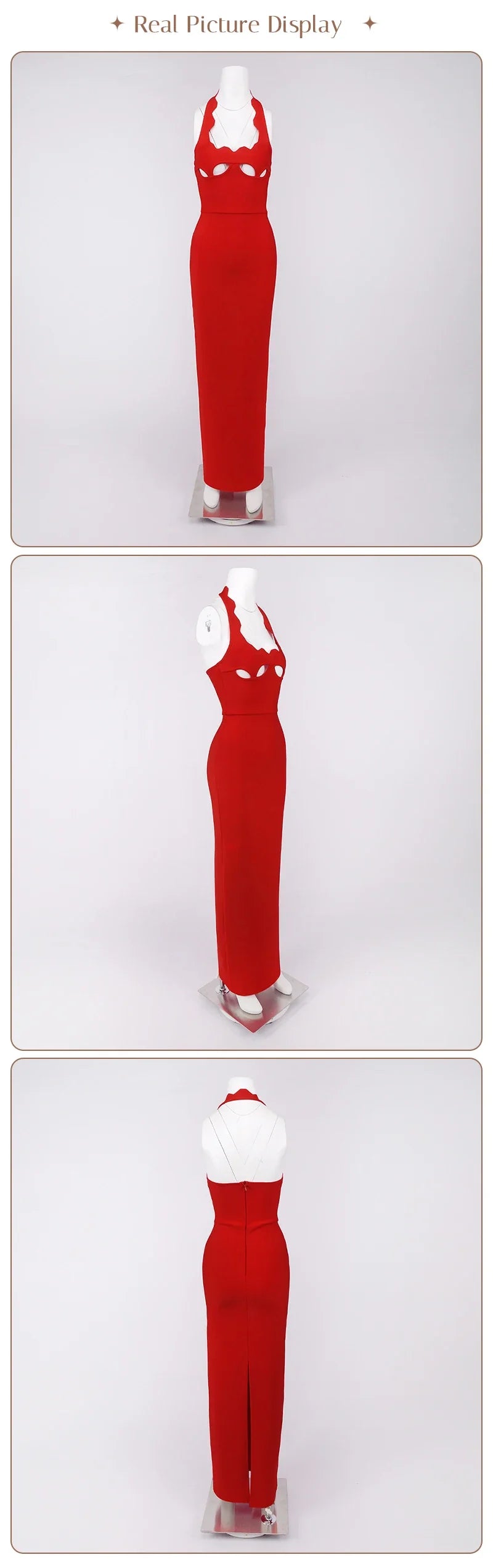 Black Halter Elegant Dress For Women 2025 New Summer Evening Party Celebrity Bodycon Long Dress Red Brown Prom Vestido