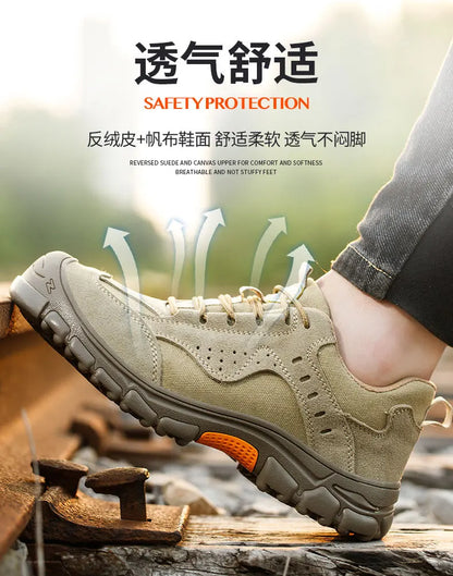 Anti-smashing Anti-piercing Light Work Just Baotou Men's Protective Electric Welding Labor Insurance Shoes