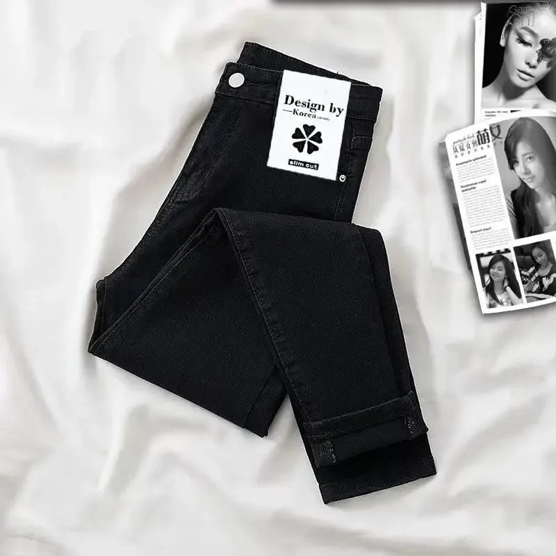 Women's Jeans Fashionable Skinny Denim Pants Spring