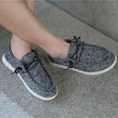 Plus Size Men's Solid Color Breathable Slip On Classic Loafer Shoes Comfy Casual Durable Lightweight Walking Shoes