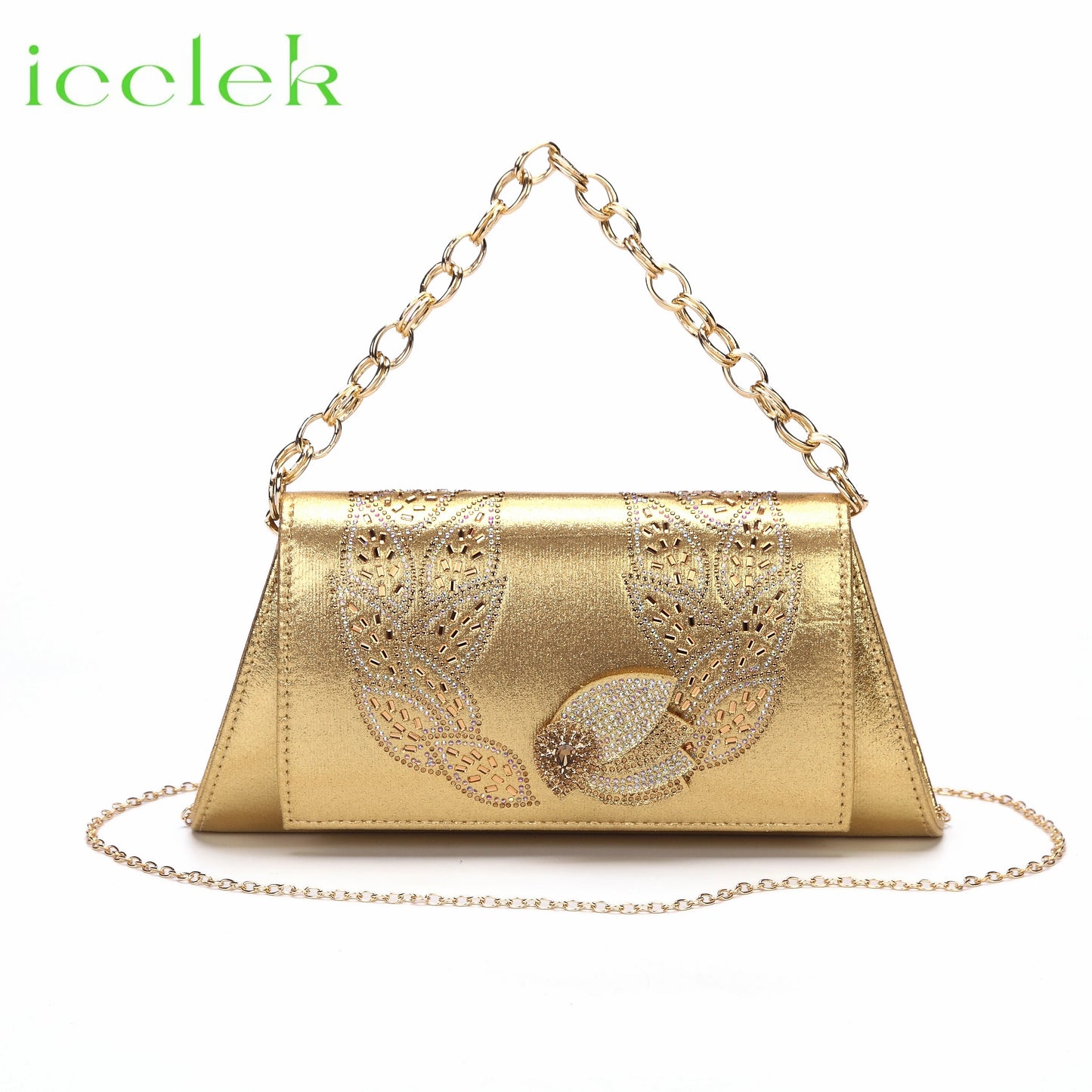 2023 Newest INS Style Brown Color Elegant Low Heels Nigeria Popular Design African Ladies Shoes And Bag Set for Wedding Party