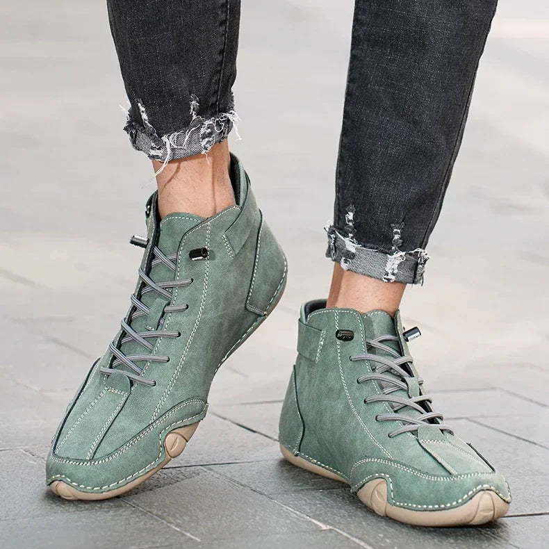 Men's Boots Casual Fashion Luxury Designer Soft Sole Waterproof Mens Loafers New Trend High Quality Couple Lace Up Hiking Shoes