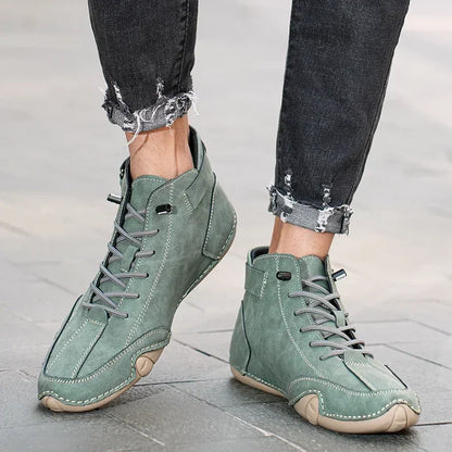 Men's Boots Casual Fashion Luxury Designer Soft Sole Waterproof Mens Loafers New Trend High Quality Couple Lace Up Hiking Shoes