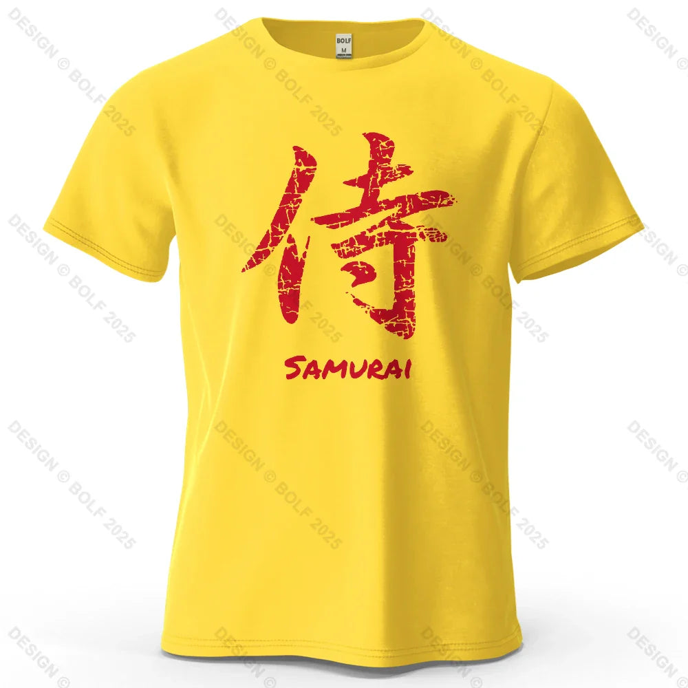 Character Printed Men's T-Shirt 100% Cotton Oversized Classic Asian Aesthetics Graphic Tees for Women Tees Streetwear