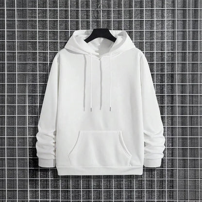 2025 New in Men's Sportswear Solid Color Hoodie + Sweatpants Urban Casual Fashion Tracksuit Fall/winter Comfort Warm Soft Outfit
