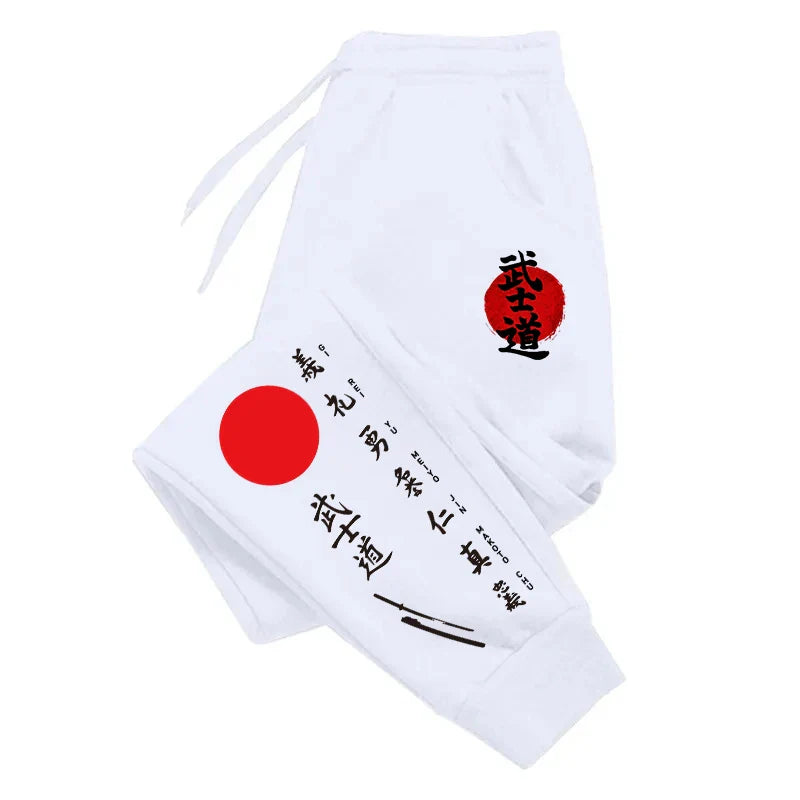 Printed Sweatpants All Season Male Daily Casual Sports Jogging Pants 2025 Japanese Harajuku Style Trousers Men's Clothes