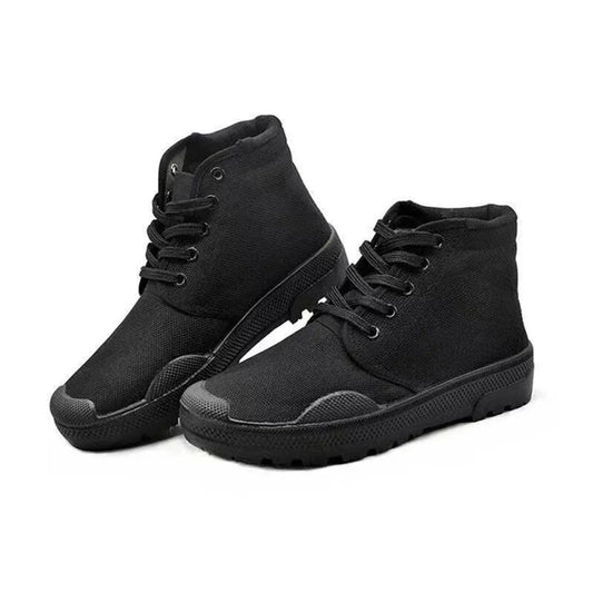 Men Canvas Sneakers High Top Casual Shoes Fashion Men's Work Shoes Male Brand Ankle Botas Tenis Masculino Plus Size