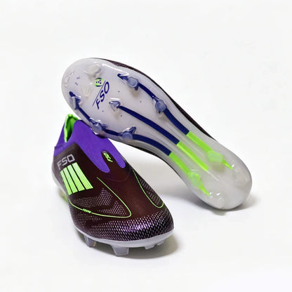 Pro Without-lace F50 Mens Soccer Shoes Boys Training Non-Slip Turf Soccer Cleats TF/FG Football Sneakers Chuteira Campo 35-45