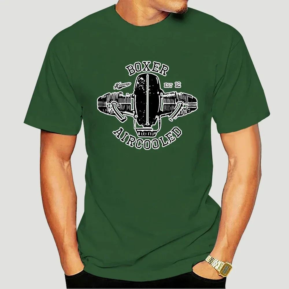 2019 Hot Sale  cotton Germany motorcycle engine BOXER AIRCOOLED T-Shirt R100 R80 R65 R nineT nine T Scrambler Tee shirt 8920X