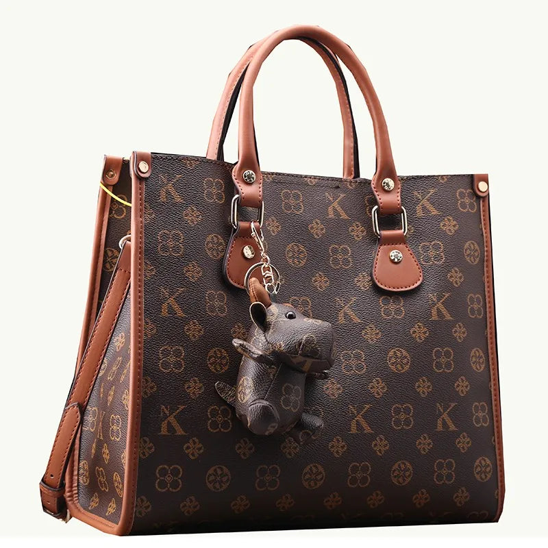 Light luxury brand women's bag 2025 new fashionable and versatile single shoulder crossbody high-end handbag with large capacity