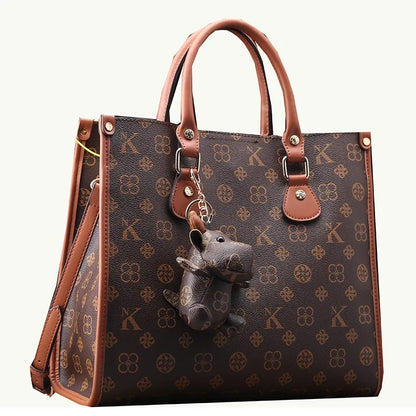 Light luxury brand women's bag 2025 new fashionable and versatile single shoulder crossbody high-end handbag with large capacity