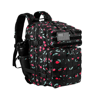35L Tactical Backpack Small Athlete Gym Bag for Men/Women Qutdoor Travel Hiking Molle Rucksack with Bottle Holder