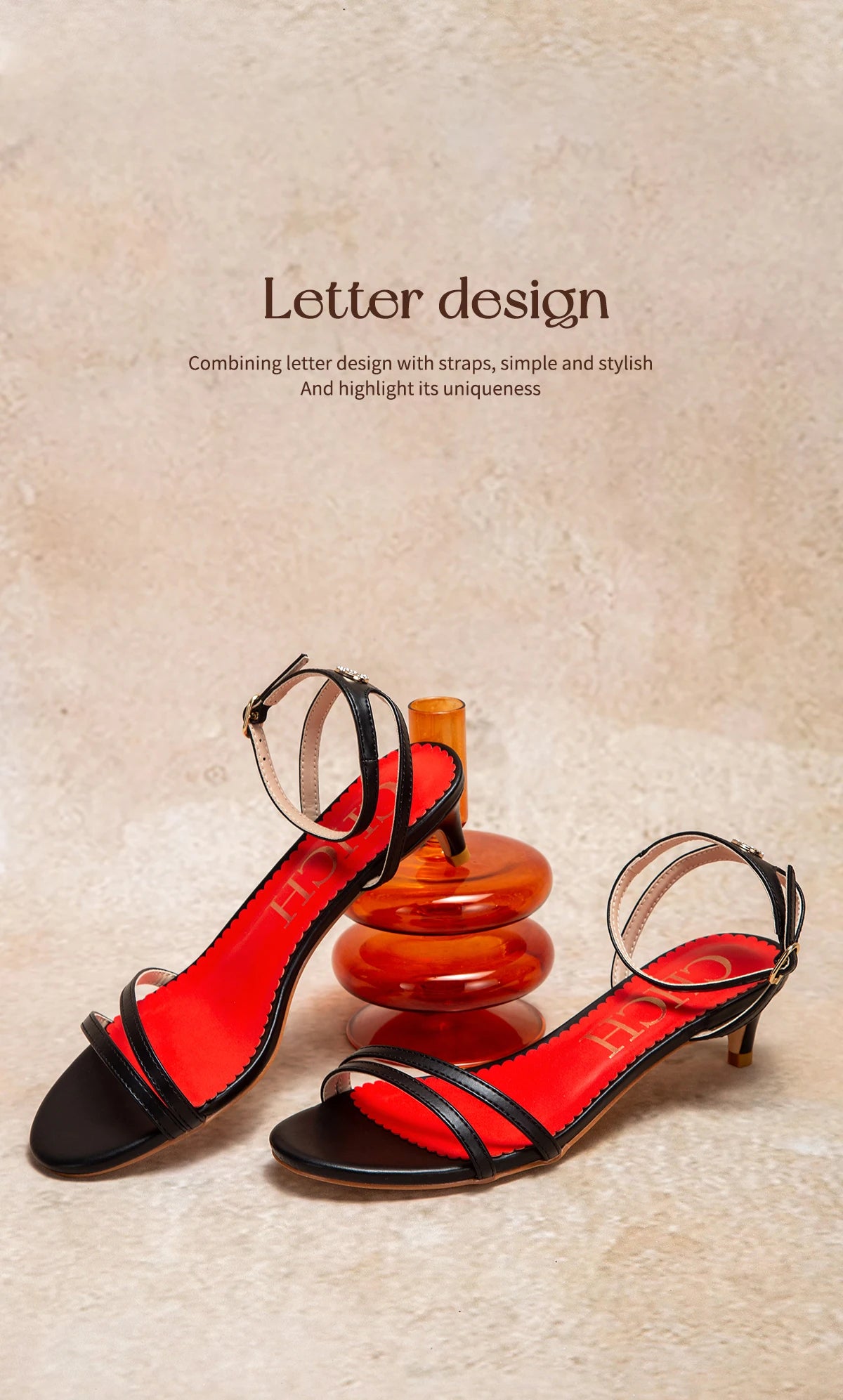 Wear Comfortable Pure Colour Simple New Women's Sandals Fashionable Versatile Simple Women's Low Heel Sandals