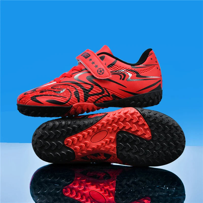 New Kids Soccer Shoes Original Football Shoes Boy Girl Indoor Professional Football Field Boots Society Cleats Non Slip Sneakers