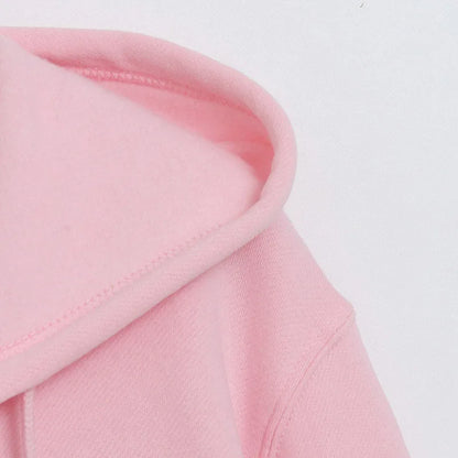 Cute Marie Cat Fleece Hooded Sweatshirt Winnie the Pooh Embroidery Zip Up Hoodies Jacket Women Casual Cartoon Jumper Top