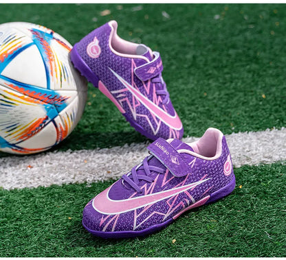 Soccer Cleats Boys Youth Training Football Cleats Athletic Outdoor Girls Soccer Shoes Kids Football Shoes for Little/Big Kid
