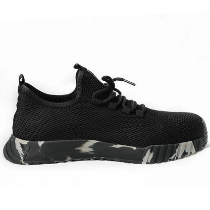 Lightweight Steel Toe Safety Shoes Men Anti-puncture Work Shoes Men Breathable Industrial Shoes Indestructible Work Safety Boots