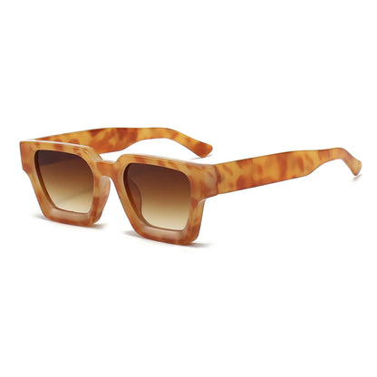 Men Square Frame Sunglasses 2025 Luxury Brand Designer Sun Glasses Retro Trendy Shades UV400 Unisex Women Glasses New