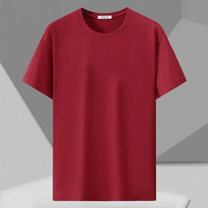 Men's Printed T-shirt Plus Size Black Tops 110-180kg 5XL 6XL 7XL 100% Cotton Loose Oversized Tees Big Size Men Clothing 티셔츠