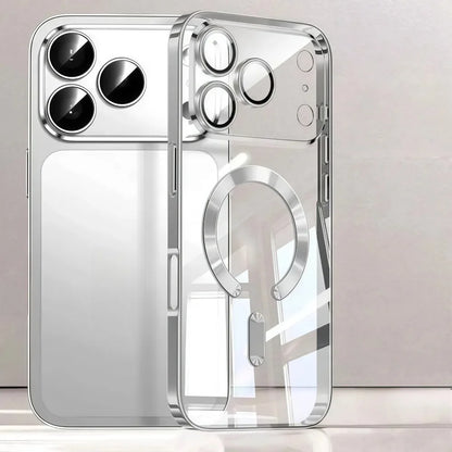 Magsafe Magnetic Plating Phone Case For iPhone 17 Air Pro Max 17Pro Bumper Case For iPhone17 Pro Max Clear Back Cover