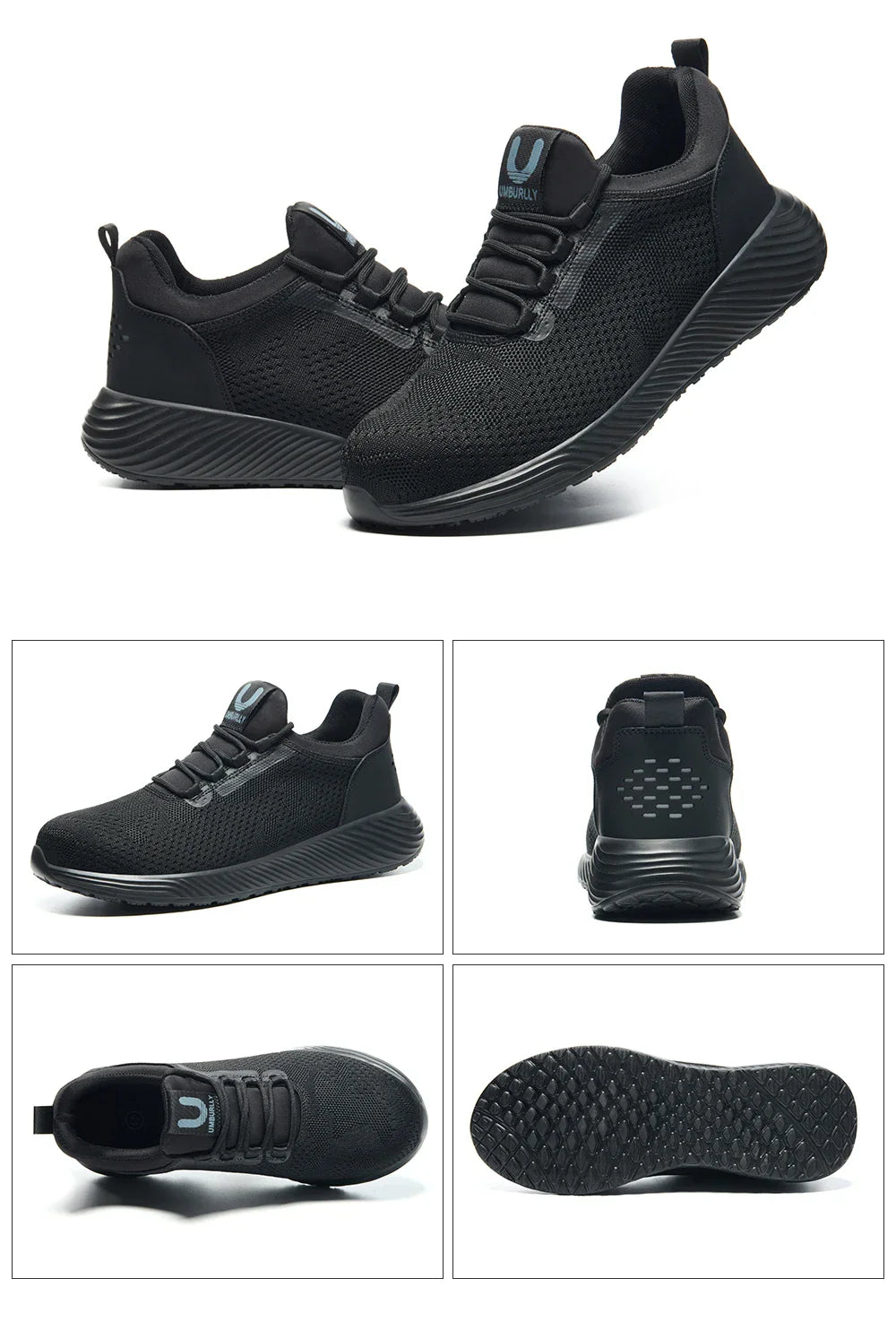 Safety Shoes Men With Steel Toe Cap Anti-smash Men Work Shoes Sneakers Light Puncture-Proof Indestructible Shoes Dropshipping