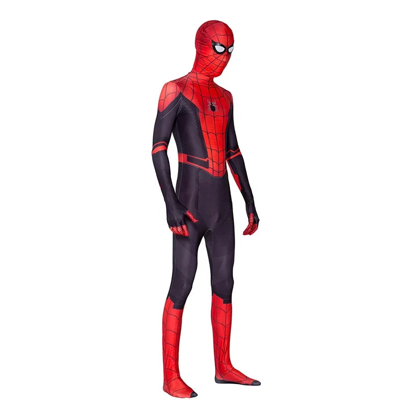 2026 High Quality Superhero Spidermans Costume Bodysuit For Kids Adult Spandex Zentai Halloween Party Cosplay Jumpsuit