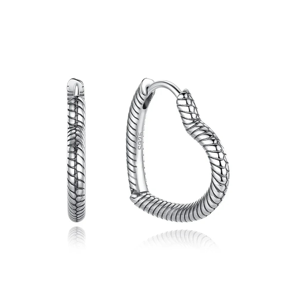 Original 925 Sterling Silver Earrings 2025 Stud Hoop Crystal Earings For Women Rose Gold Crown Heart Infinity Bee Earing Jewelry