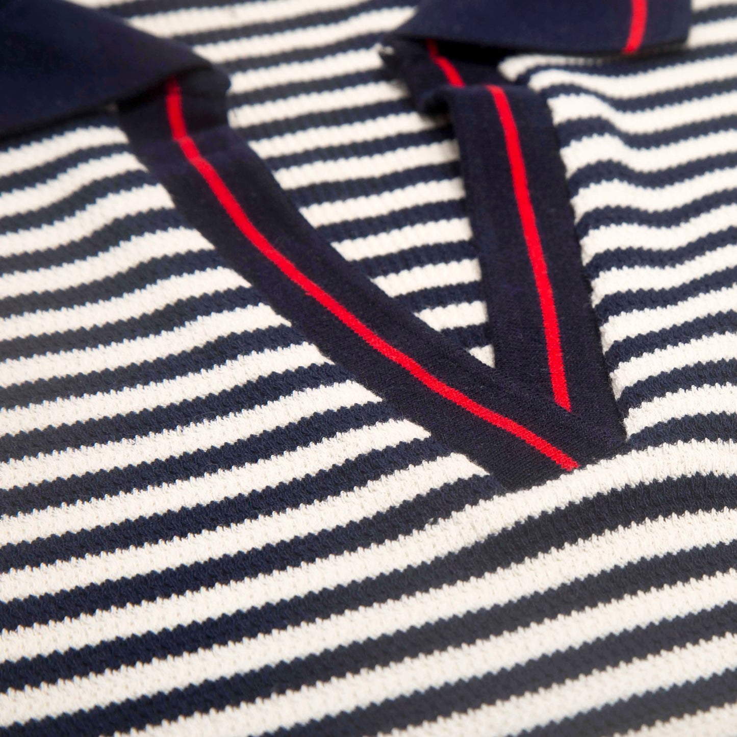 Women's T-shirt New Knitted Simple Stripe V-neck Women's Top