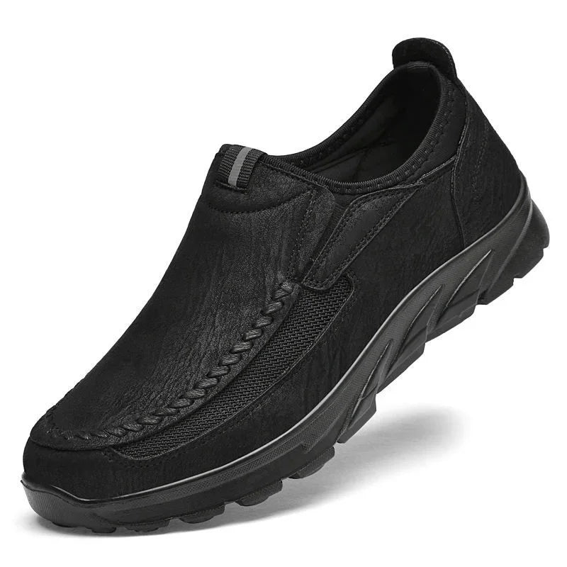 Sapatos Casuais Masculinos Respiráveis Mocassins Tênis Moda Confortável Plano Feito à Mão Retrô Lazer Mocassins Sapatos Masculinos