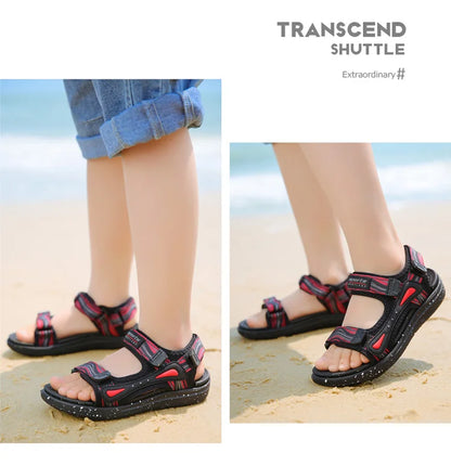 Fashion Kids Walking Sandals Boys Shoes Soft Sole Non-slip Outdoor Summer Children's Beach Water Shoes