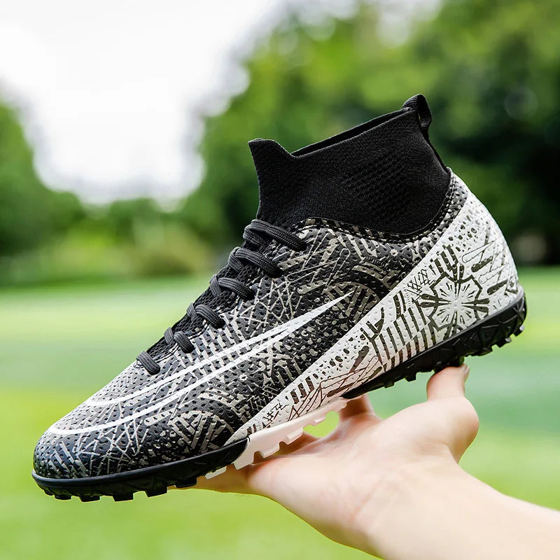 Hot-Selling Football Boots Men's Soccer Cleats TF/FG Wear-Resistant Training Shoes Outdoor Non-Slip Sneakers Size33-46