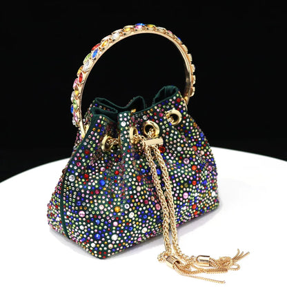 Pointed Shoes Bag Soft Handle Bag Anklet Design Medium Heel Ladies Shoes Suitable for Wedding Party