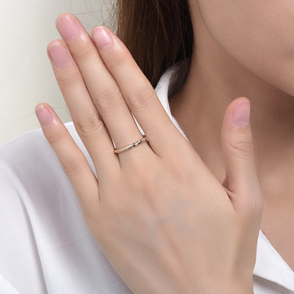 Moissanite Band Rings for Women Men Solid 18K 14K 10K 925 Silver Yellow Gold Star Carving for Anniversary Engagement