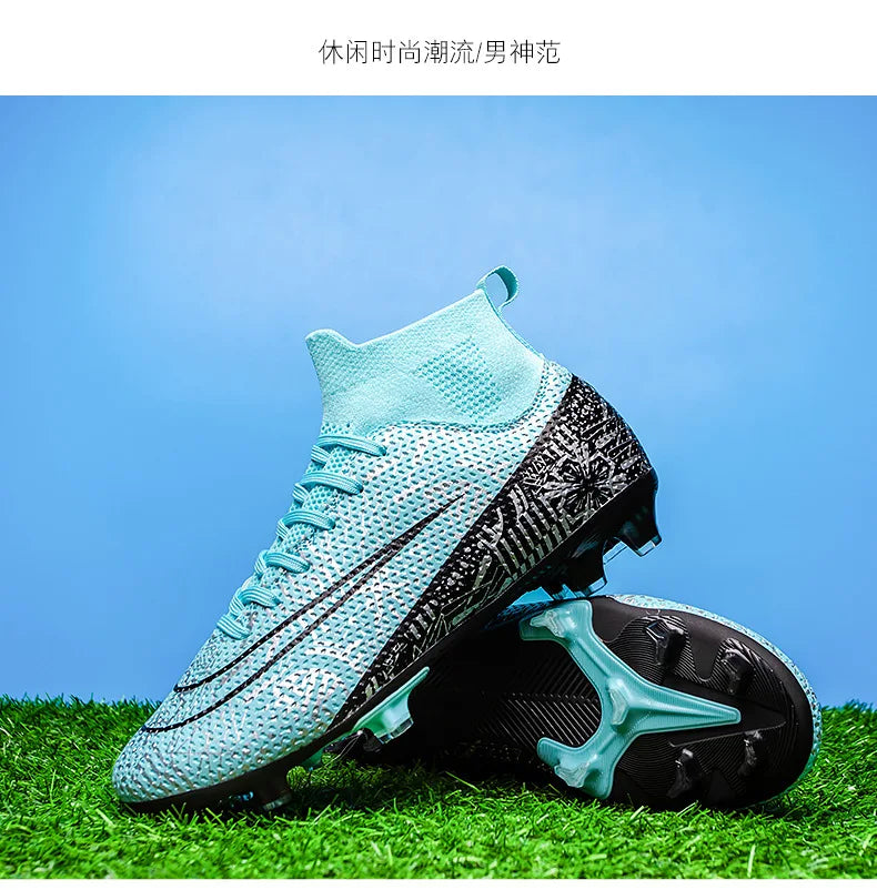 Hot-Selling Football Boots Men's Soccer Cleats TF/FG Wear-Resistant Training Shoes Outdoor Non-Slip Sneakers Size33-46