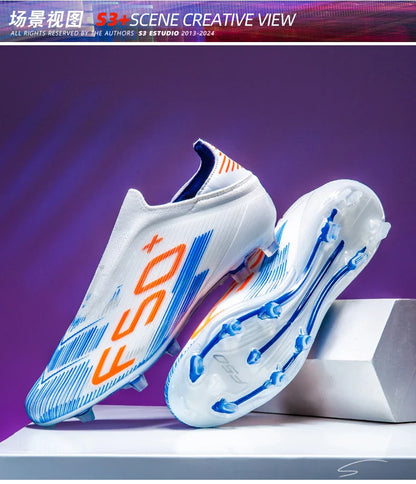 New Men's Soccer Shoes Non Slip Indoor Football Boots Sport Comfortable Grass Cleats Ultralight Fg Turf Futsal Adult Non-Slip
