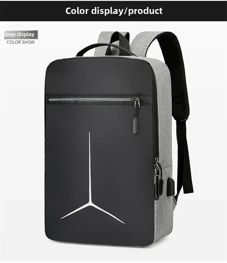 New Anti-theft USB Waterproof Hard Case Travel Smart Laptop Motorcycle Backpack Man EVA Fashion Business Men's Shell Backpack