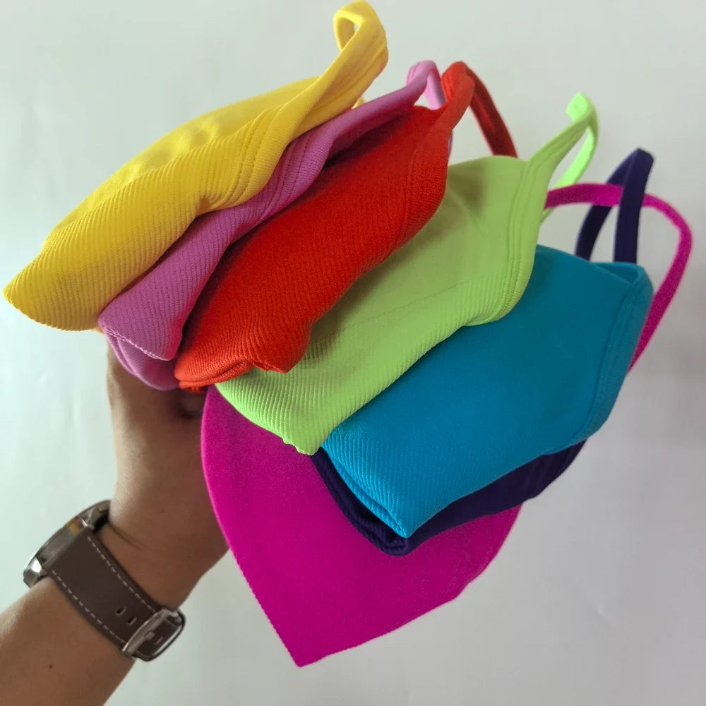 NO LOGO 2PCS Gym Set Women Strappy Yoga Bra Top High Waist Workout Scrunch Shorts Sports Suit Seamless Yoga Set Fitness Clothes