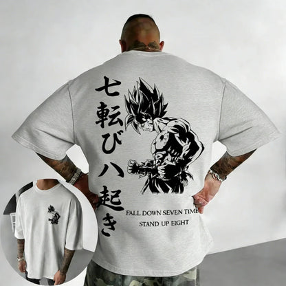 Hand Drawn Printed Cotton T-shirt Summer New Style Men's and Women's Loose Casual Street Trendy Top