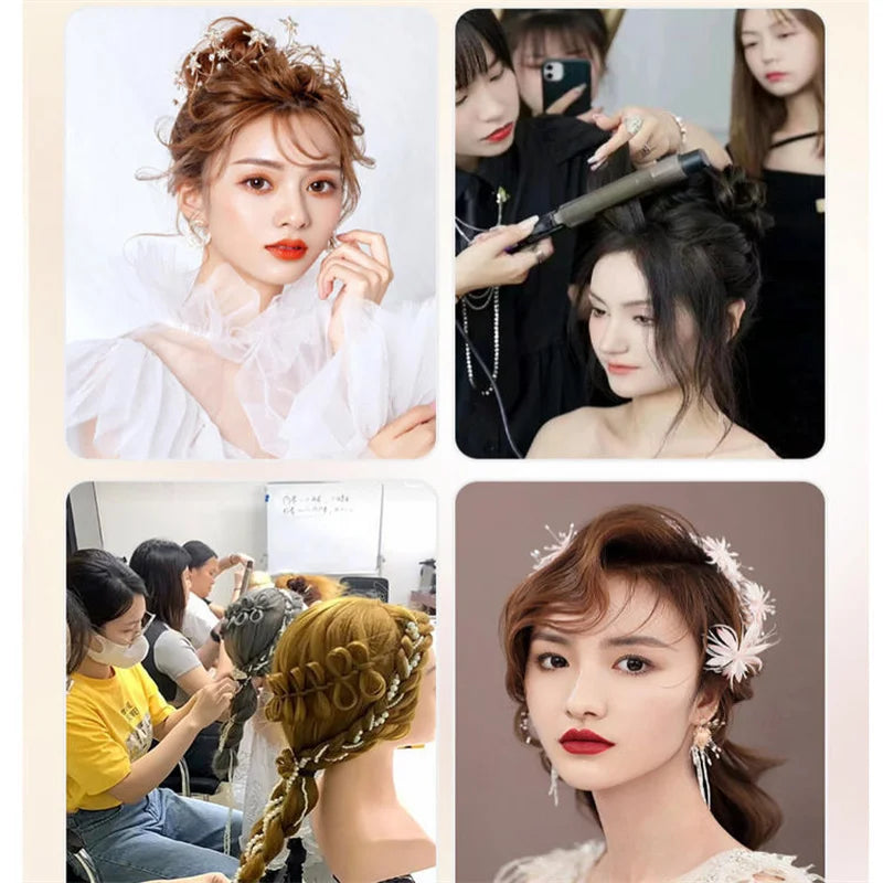 1PC 9/13/16/19/25/32mm Automatic Ceramic Hair Curler Rotating Temperature Display Professional Anti-Scalding Hair Styling Tool