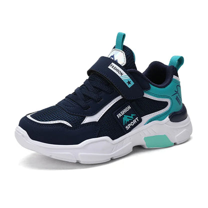 Kids Mesh Running Shoes Fashion Youngsters Teens Casual Walking Students Sneakers Breathable Soft Children Outdoor Sports Tennis