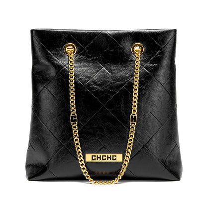Women's Tote Bag 2025 New High Quality Chain Bag Women's Shoulder Bag Business Commuter