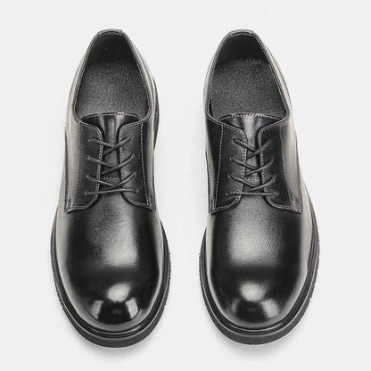 Genuine Leather Men Derby Shoes Ultralight Comfortable fashion Men Casual shoes Black Men Leather Shoes #KD6675