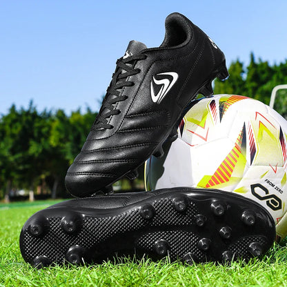 New Men Football Boots Futsal Soccer Shoes TF FG Grass Cleats Comfortable Outdoor Training Shoes Match Breathable Sport Indoor