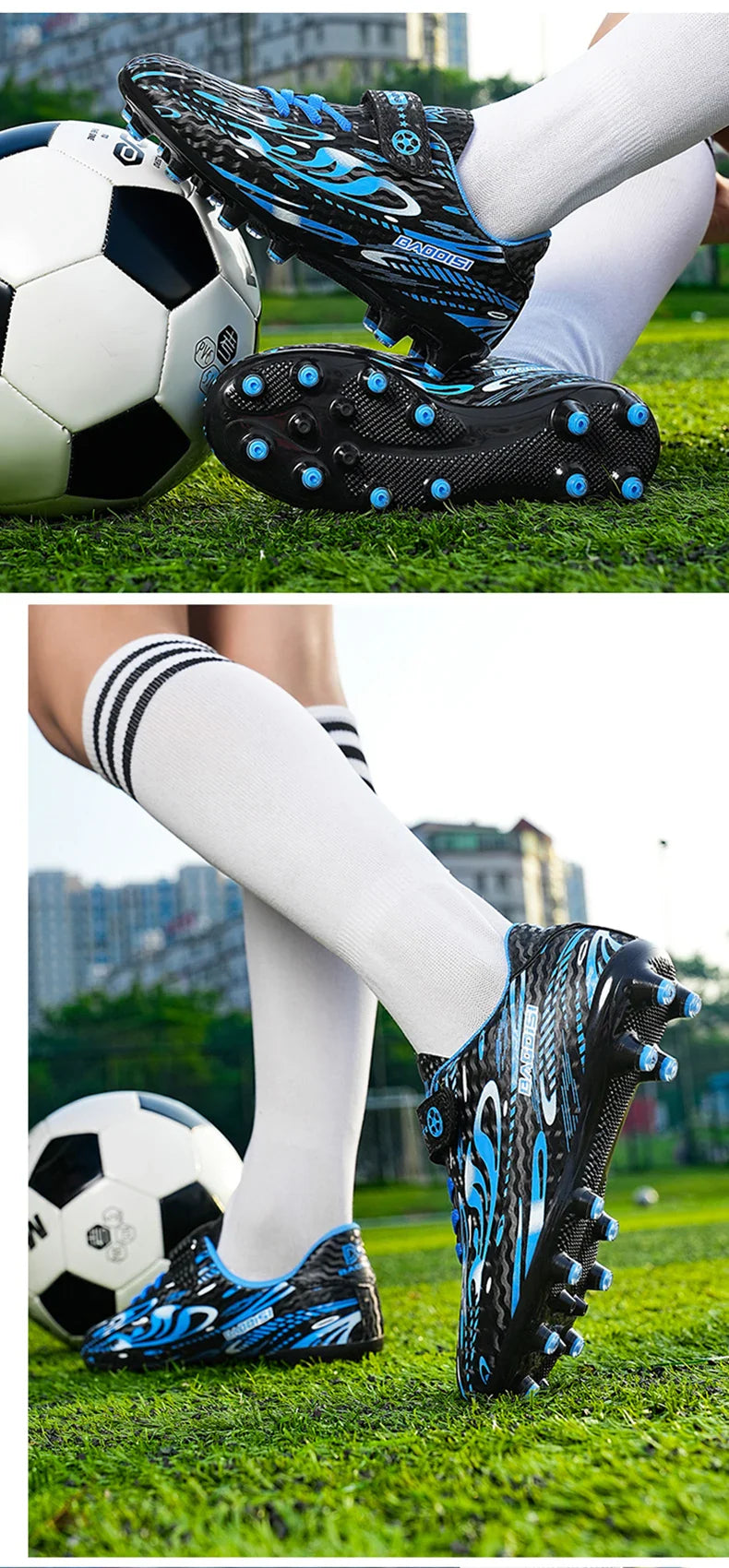 Kids Professional Soccer Shoes Indoor Men Football Field Boots Original Football Shoes TF/AG Society Cleats Grass Training Fast